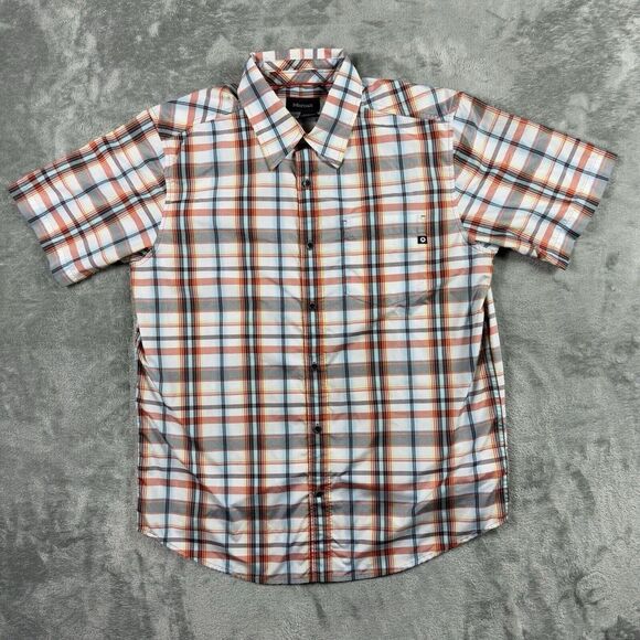 Marmot Camp Shirt Plaid Shirt Mens Size Large Short Sleeve Hiking Outdoors - Picture 1 of 10